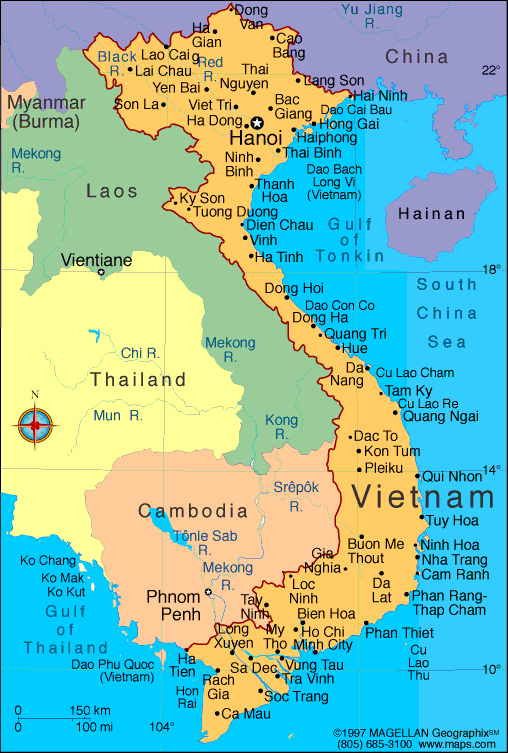 Vietnam Map